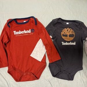 Baby 6-9 months Timberland Long Sleeve Onesies